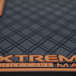 Xtreme Floor Mats for MadJax XSeries 2024-Up – Black/Vivid Orange Metallic - Image 2