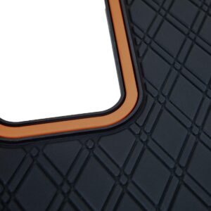 Xtreme Floor Mats for MadJax XSeries 2024-Up – Black/Vivid Orange Metallic - Image 3