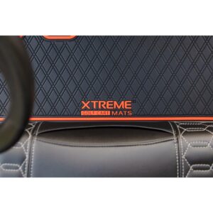 Xtreme Floor Mats for MadJax XSeries 2024-Up – Black/Vivid Orange Metallic - Image 4