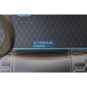 Xtreme Floor Mats for MadJax XSeries 2024-Up – Black/Bolt Blue - Image 4