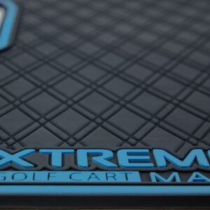 Xtreme Floor Mats for MadJax XSeries 2024-Up – Black/Bolt Blue - Image 5