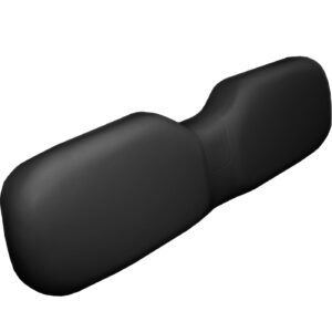 EZGO RXV Black Seat Backrest Cushion Assembly (Years 2008-2015) - Image 1
