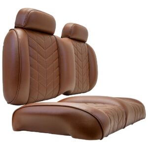 MadJax Aviator Yamaha Drive/Drive2 & ICON Coffee Front Seat Cushions - Image 4