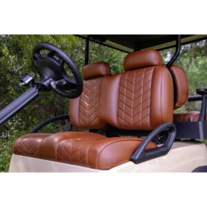 MadJax Aviator Yamaha Drive/Drive2 & ICON Coffee Front Seat Cushions - Image 5