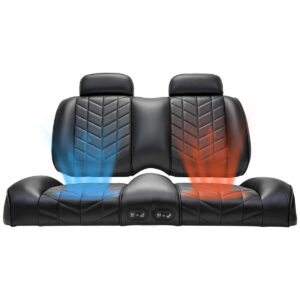 MadJax Aviator Yamaha Drive/Drive2 & ICON Black Front Seat Cushions with Thremaflex - Image 3