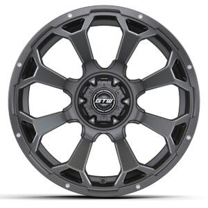 15x7 GTW® Raven Off-Road Matte Gray Wheel - Image 2