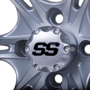 15" GTW Spyder Matte Silver with Machined Accents Wheel - Image 5