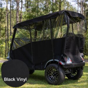 RedDot EZGO Liberty 4-Passenger Black 3-Sided Over-The-Top Enclosure - Image 10