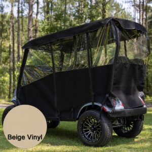 RedDot EZGO Liberty 4-Passenger Beige 3-Sided Over-The-Top Enclosure - Image 6