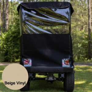 RedDot EZGO Liberty 4-Passenger Beige 3-Sided Over-The-Top Enclosure - Image 7