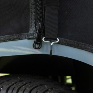 RedDot EZGO Liberty 4-Passenger White 3-Sided Over-The-Top Enclosure - Image 2