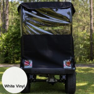 RedDot EZGO Liberty 4-Passenger White 3-Sided Over-The-Top Enclosure - Image 3