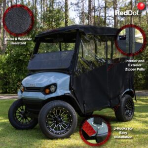 RedDot EZGO Liberty 4-Passenger White 3-Sided Over-The-Top Enclosure - Image 6