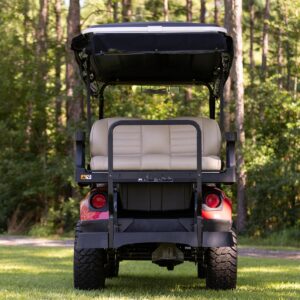 RedDot EZGO Express S4 Elite with 80” Non Modular Top White 3-Sided Track Style Vinyl Enclosure (Years 2023-Up) - Image 12