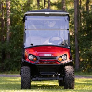 RedDot EZGO Express S4 Elite with 80” Non Modular Top White 3-Sided Track Style Vinyl Enclosure (Years 2023-Up) - Image 13