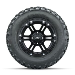GTW Specter Matte Black 12 in Wheels with 23x10.00-12 Rogue All Terrain Tires   Full Set - Image 2