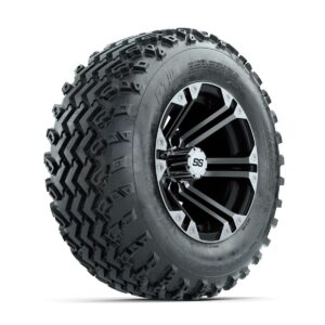 GTW Specter Machined/Black 12 in Wheels with 23x10.00-12 Rogue All Terrain Tires   Full Set - Image 3