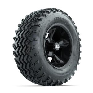 GTW Godfather Black 12 in Wheels with 23x10.00-12 Rogue All Terrain Tires   Full Set - Image 3