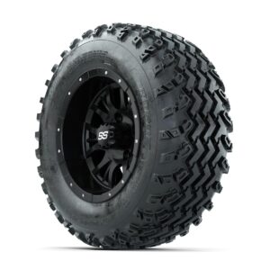 GTW Diesel Matte Black 12 in Wheels with 23x10.00-12 Rogue All Terrain Tires   Full Set - Image 2