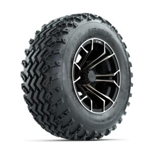 GTW Spyder Bronze/Matte Black 12 in Wheels with 23x10.00-12 Rogue All Terrain Tires Full Set - Image 3