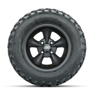 GTW Stellar Machined/Black 12 in Wheels with 23x10.00-12 Rogue All Terrain Tires   Full Set - Image 3