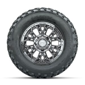 GTW Stellar Chrome 12 in Wheels with 23x10.00-12 Rogue All Terrain Tires   Full Set - Image 3