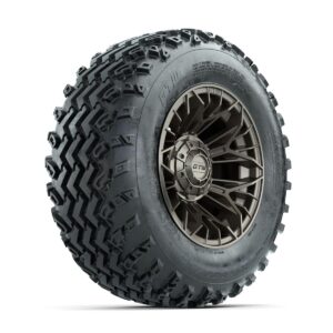 GTW Stellar Matte Bronze 12 in Wheels with 23x10.00-12 Rogue All Terrain Tires   Full Set - Image 2