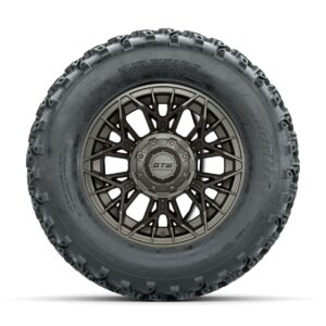 GTW Stellar Matte Bronze 12 in Wheels with 23x10.00-12 Rogue All Terrain Tires   Full Set - Image 3