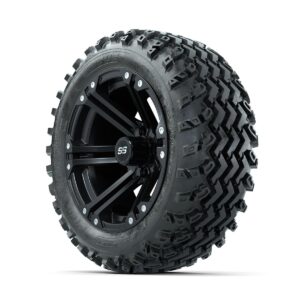 GTW Specter Matte Black 14 in Wheels with 23x10.00-14 Rogue All Terrain Tires   Full Set - Image 2