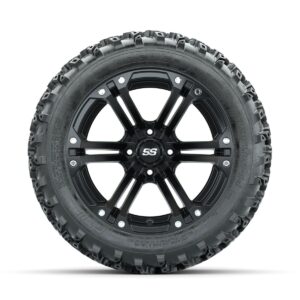 GTW Specter Matte Black 14 in Wheels with 23x10.00-14 Rogue All Terrain Tires   Full Set - Image 3