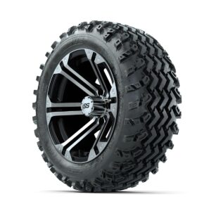 GTW Specter Machined/Black 14 in Wheels with 23x10.00-14 Rogue All Terrain Tires   Full Set - Image 2