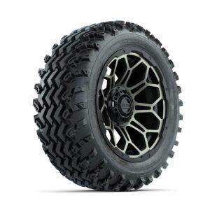 GTW Bravo Bronze/Black 14 in Wheels with 23x10.00-14 Rogue All Terrain Tires   Full Set - Image 2