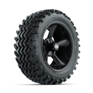 GTW Godfather Black 14 in Wheels with 23x10.00-14 Rogue All Terrain Tires   Full Set - Image 3