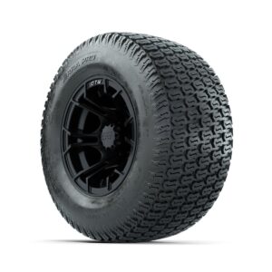 GTW Spyder Matte Black 10 in Wheels with 20x10-10 Terra Pro S-Tread Traction Tires   Full Set - Image 3