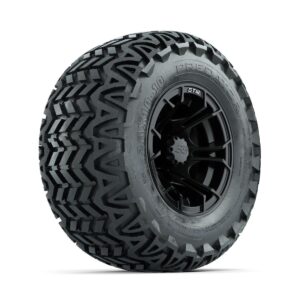 GTW Spyder Matte Black 10 in Wheels with 20x10-10 Predator All Terrain Tires Full Set - Image 2