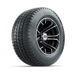 GTW Spyder Machined/Black 10 in Wheels with 205/50-10 Fusion Street Tires   Full Set - Image 3