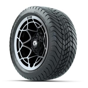 GTW® Nexus Gloss Black 12 in Wheels with 215/35-12 Mamba Street Tires – Full Set - Image 3