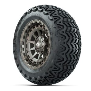 GTW® Barricade Satin Bronze 14 in Wheels with 23x10-14 Predator All-Terrain Tires – Full Set - Image 3