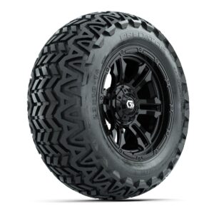 GTW® Shogun Gloss Black 14 in Wheels with 23x10-14 Predator All-Terrain Tires – Full Set - Image 2