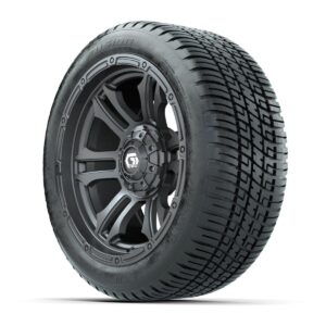 GTW® Shogun Gunmetal 14 in Wheels with 205/30-14 Fusion Street Tires – Full Set - Image 2