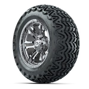 GTW® Shogun Chrome 14 in Wheels with 23x10-14 Predator All-Terrain Tires – Full Set - Image 3