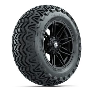 GTW® Stealth Gloss Black 14 in Wheels with 23x10-14 Predator All-Terrain Tires – Full Set - Image 2