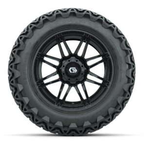GTW® Stealth Gloss Black 14 in Wheels with 23x10-14 Predator All-Terrain Tires – Full Set - Image 3