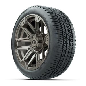 GTW® Graffiti Satin Bronze 14 in Wheels with 205/30-14 Fusion Street Tires – Full Set - Image 3