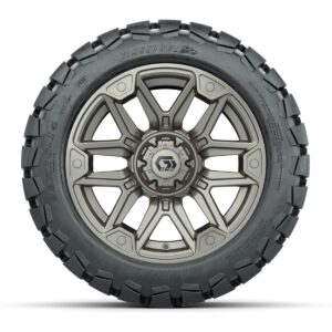GTW® Graffiti Satin Bronze 14 in Wheels with 22x10-14 Timberwolf All-Terrain Tires – Full Set - Image 2