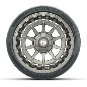 GTW® Barricade Satin Bronze 15 in Wheels with 23x10-R15 Nomad Steel Belted Radial All-Terrain Tires – Full Set - Image 3