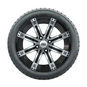 14” GTW Tempest Machined/Black Wheels with Mamba Street Tires – Set of 4 - Image 2