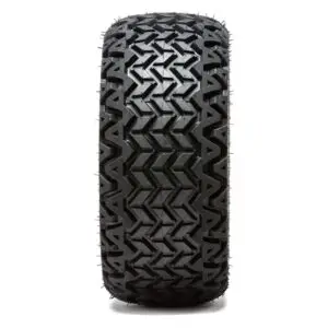 Set of 4 GTW 12in Spyder Black and Machined Wheels with 23in DOT Predator A-T Tires - Image 2