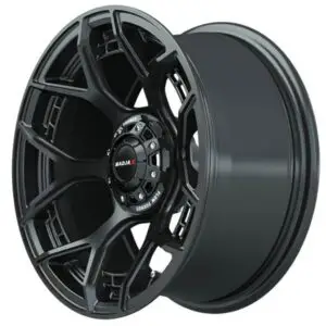 Set of (4) 15" MadJax® Flow Form Evolution Matte Black Wheels with GTW® Fusion GTR Street Tires - Image 5