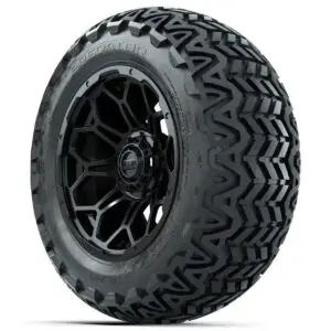 Set of (4) 14 in GTW Bravo Wheels with 23x10-14 GTW Predator All-Terrain Tires - Image 2